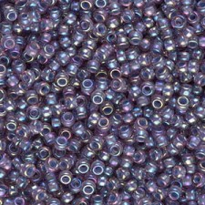 Miyuki rocailles Perlen 11/0 - Lined light amethyst ab 11-360